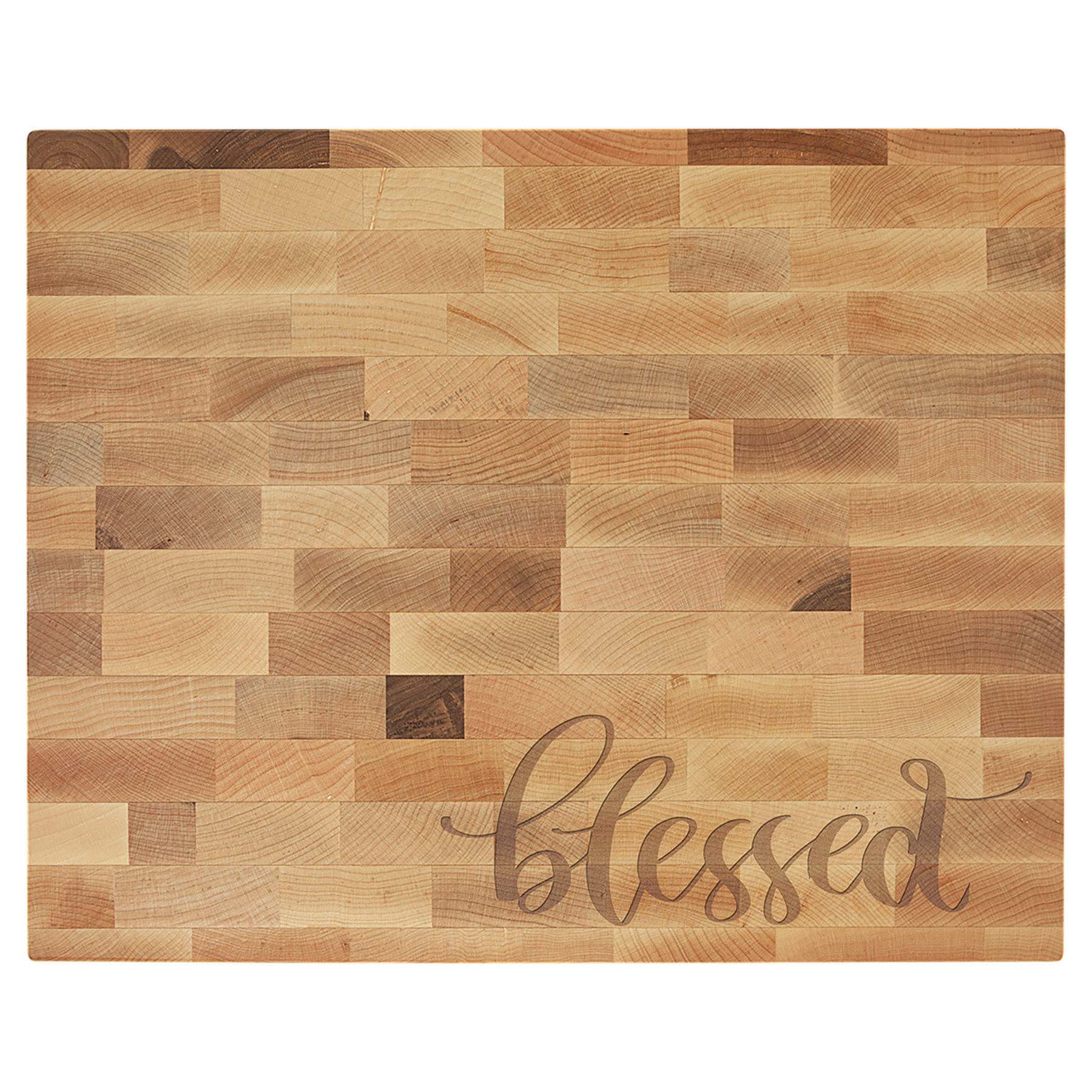 16" x 13" x 1 1/2" Maple Butcher Block Cutting Board