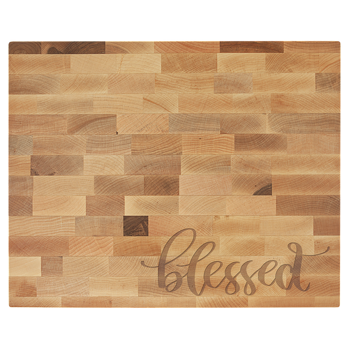 16" x 13" x 1 1/2" Maple Butcher Block Cutting Board