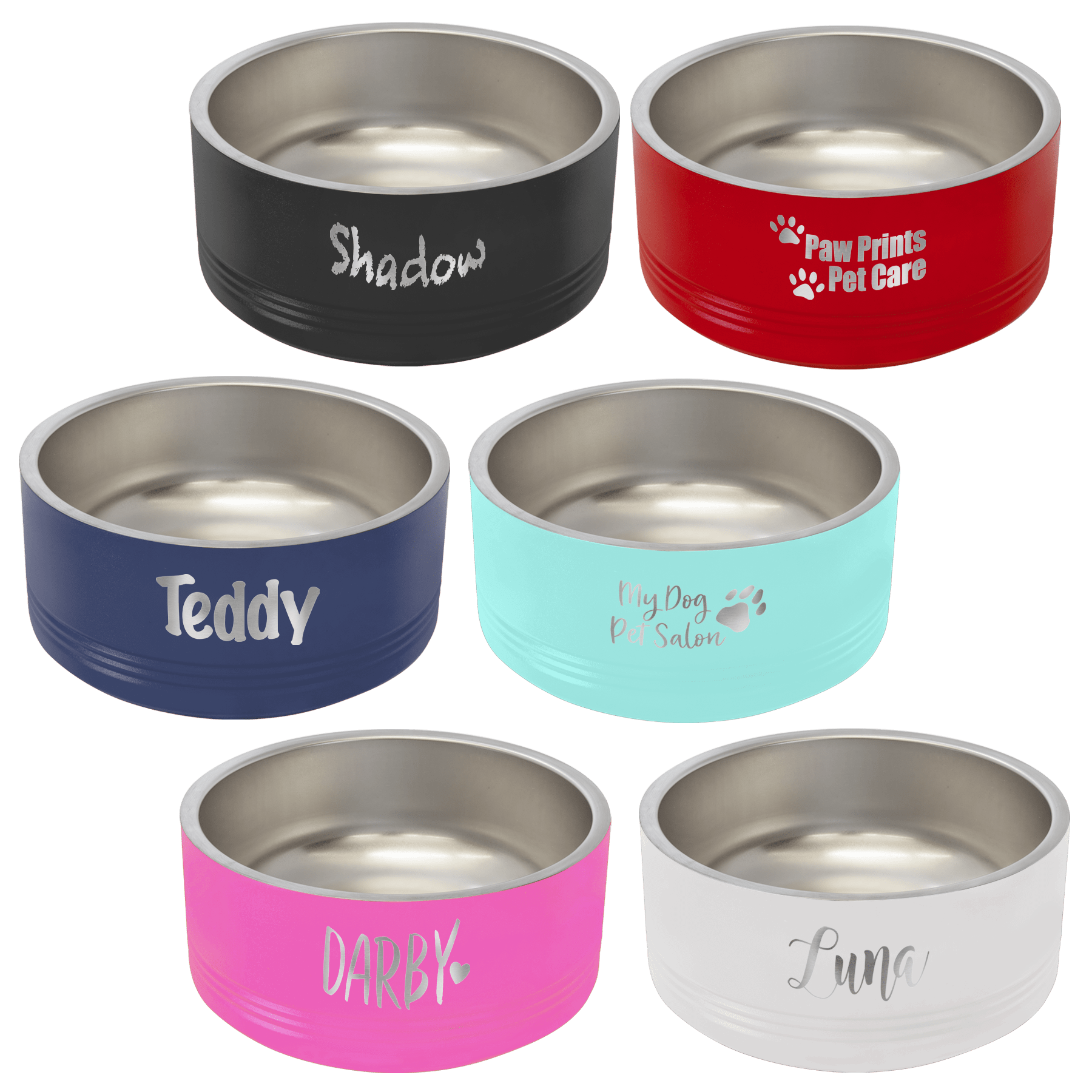 Custom Engraved Pet Bowl – Multiple Sizes
