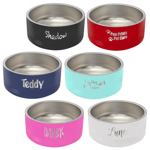 Custom Engraved Pet Bowl – Multiple Sizes
