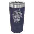 Polar Camel 20 oz. Navy Blue Ringneck Tumbler with Slider Lid