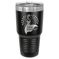 Polar Camel 30 oz. Black Ringneck Tumbler with Slider Lid