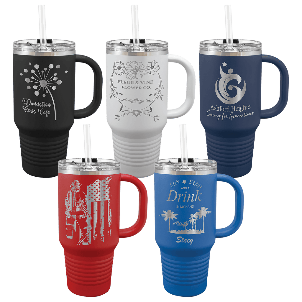 Custom Engraved Stainless Steel Tumbler – Logo or Name